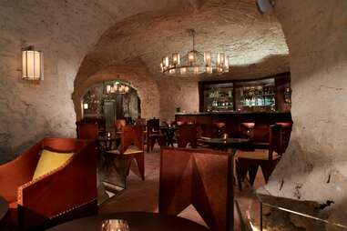 Augustine bar in cave