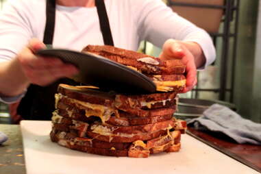 Massive grilled cheese cake