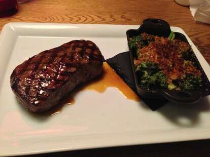 Steak and broccoli