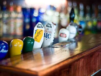 Rose and Crown beer taps