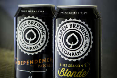 aspen brewing company beer cans