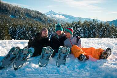 Snowshoeing -- Mike Crane, Tourism Whistler