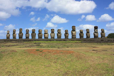 Moai statues, Easter Island