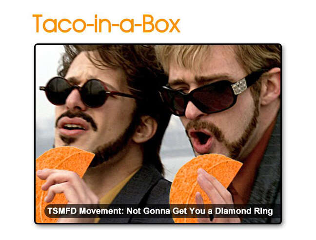 Dick in a Box Doritos Locos Taco