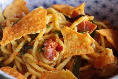 Dorito Kimchee Carbonara