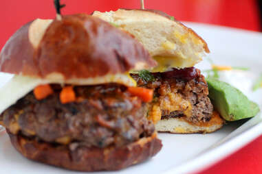 Stuffed Chili Burger