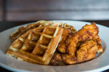 chicken and waffles