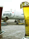 Two beers and an airplane