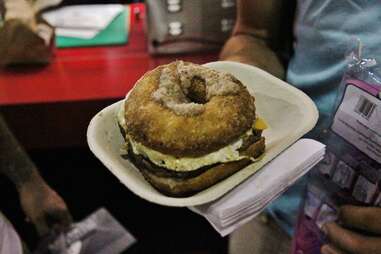 epic burgers & waffles cronut burger