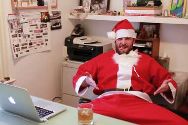 guy in santa suit