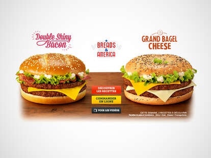 McDonald's France Breads & America burgers