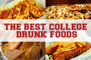 best college drunk foods