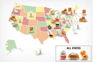 map of foods banned in the US
