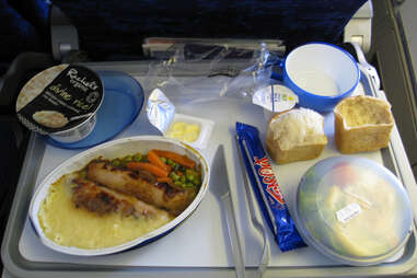 airplane food tray