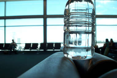 water bottle airport