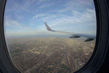 plane window