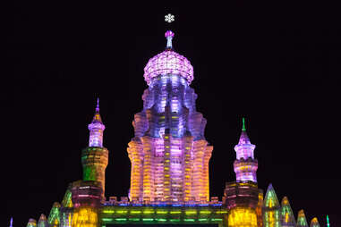 harbin ice festival snow castle