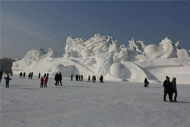 snow sculpture harbin ice festival