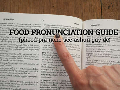 Food pronunciation guide