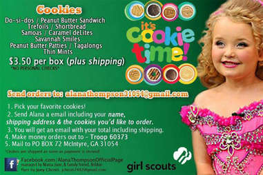 Honey Boo Boo girl scout cookie ad