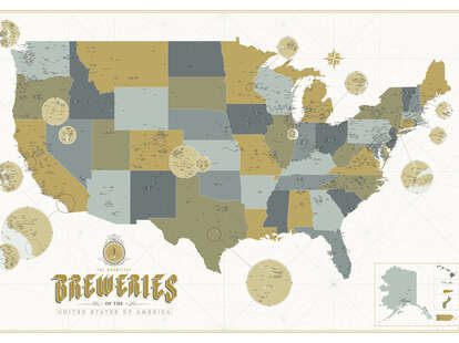 Map of America's breweries