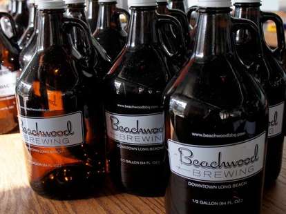Beachwood BBQ LA Brewing jugs