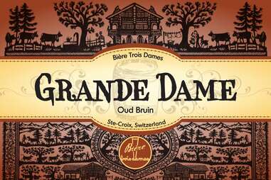 Trois Dames Oud Bruin Label