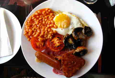 Desayuno inglés completo