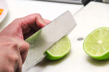 cut up lime