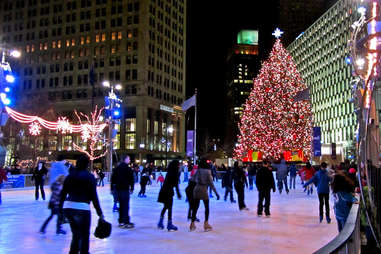 Campus Martius Park Ice Rink 10 Reasons to visit Detroit