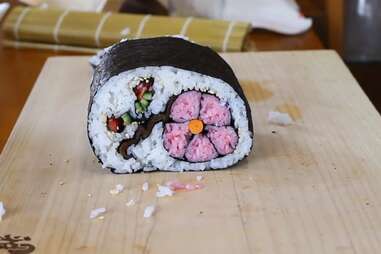 Flower sushi