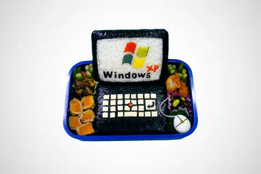 Windows XP computer sushi