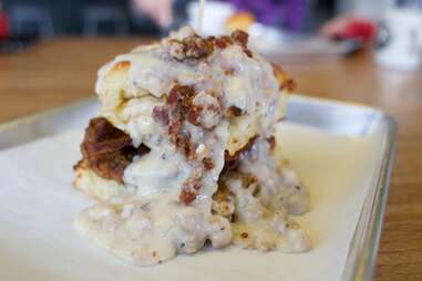 biscuits and gravy at TILT