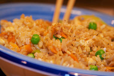 chopsticks in rice