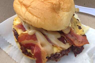 peanut butter bacon burger