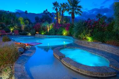 Pools at a Palm Springs vacation rental