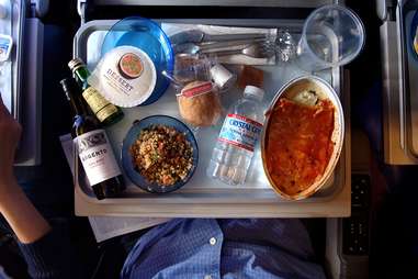 in-flight meal