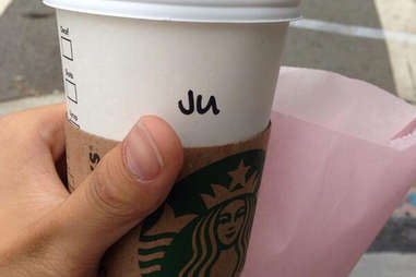 Misspelled Starbucks Duke