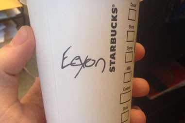 Misspelled Starbucks Ian