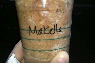 Mispelled Starbucks Raquel