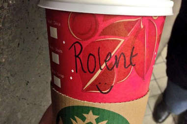 Misspelled Starbucks Roland