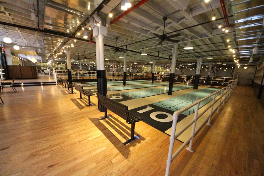 Shuffleboard Bar in NYC The Royal Palms Shuffleboard Club in Gowanus