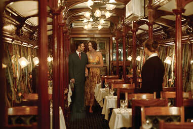 fancy dress on safari train