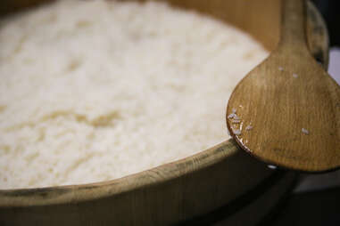 rice stirring