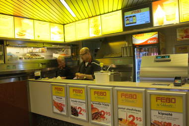 Best menu items at FEBO - Power-ranking the FEBO automat's wall of food ...