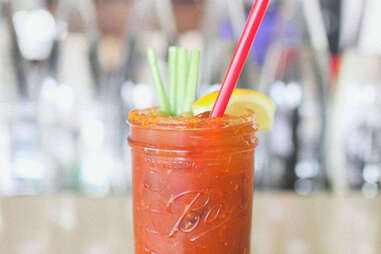 Bloody mary at skillet