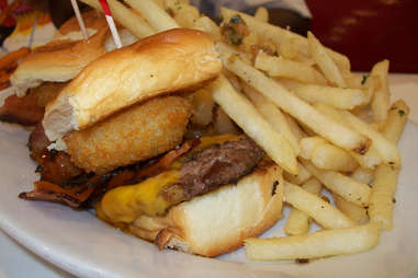 Diner burger and fries