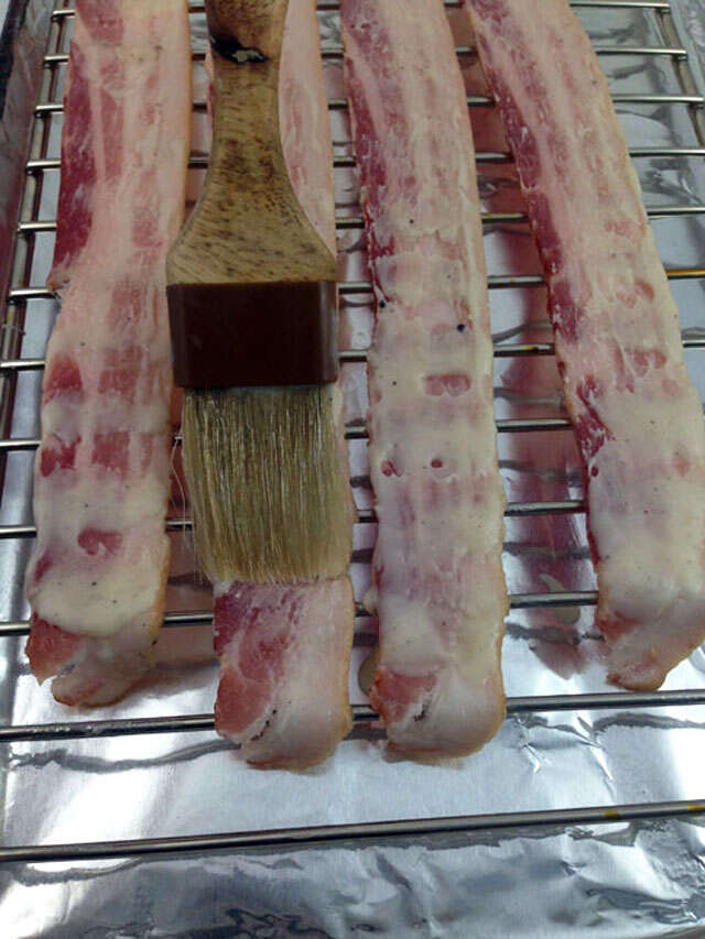 Oreo-glazed bacon