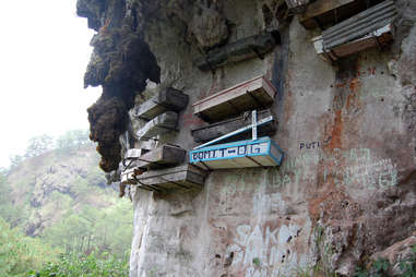 hanging coffins