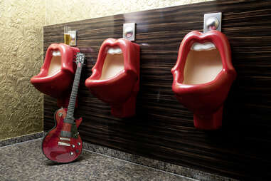 Mick Jagger Lips urinal